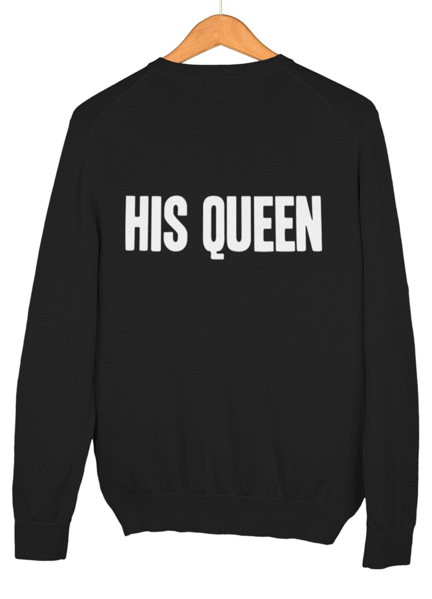 Her King His Queen Sweater Matching look for couples Designlounge