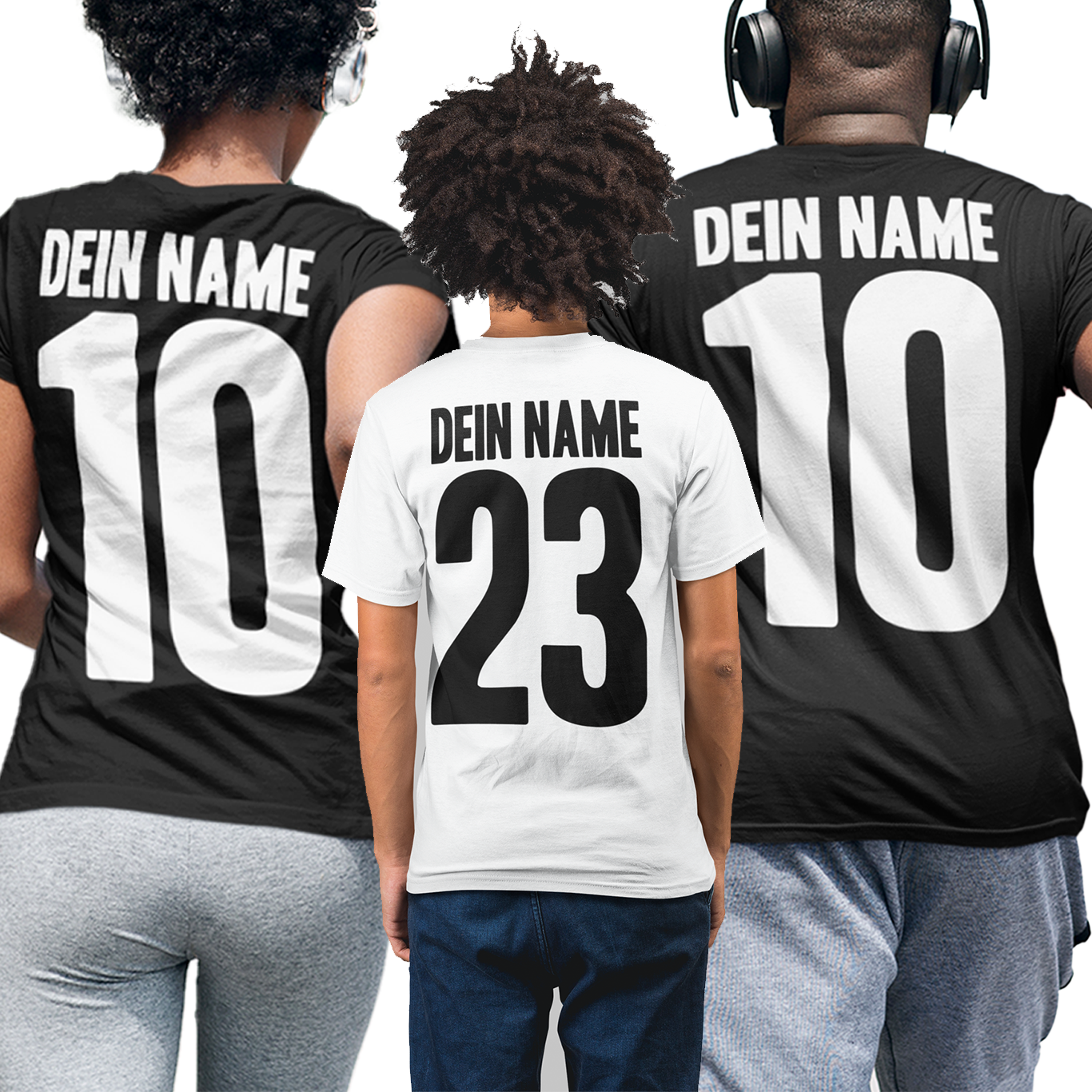 Design your own t-shirt with your own names and numbers King 01 Queen 01 couple shirts