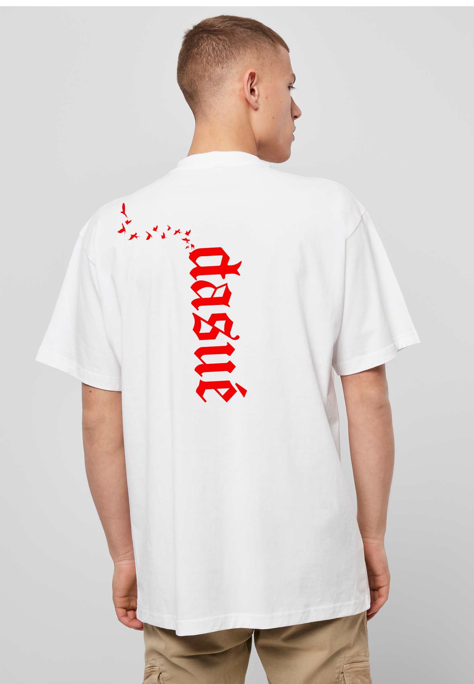 Flying Doves White Oversized T-Shirt