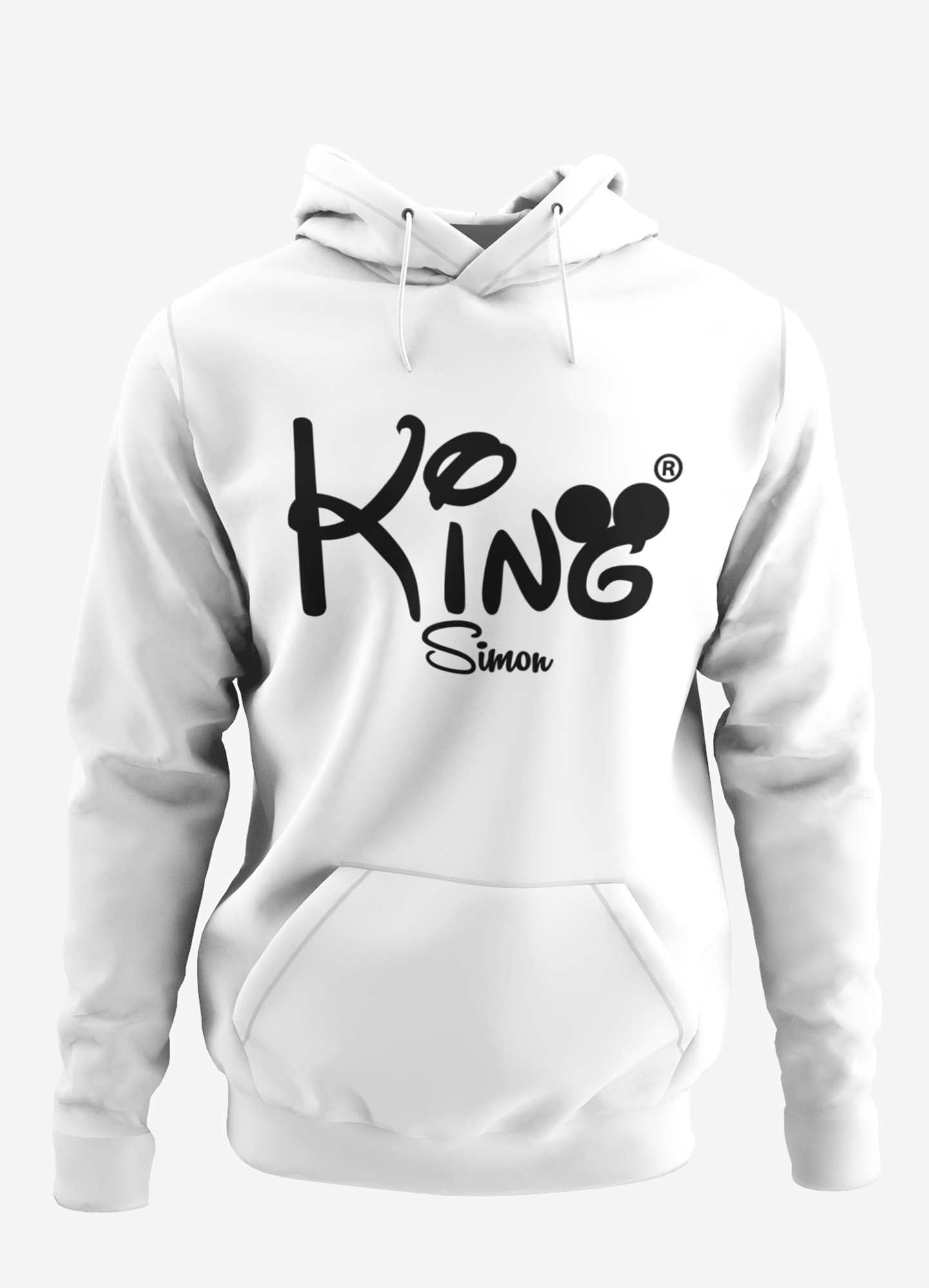 Kinder Pullover mit namen gestalten king sweater weisses Oberteil streetfashion