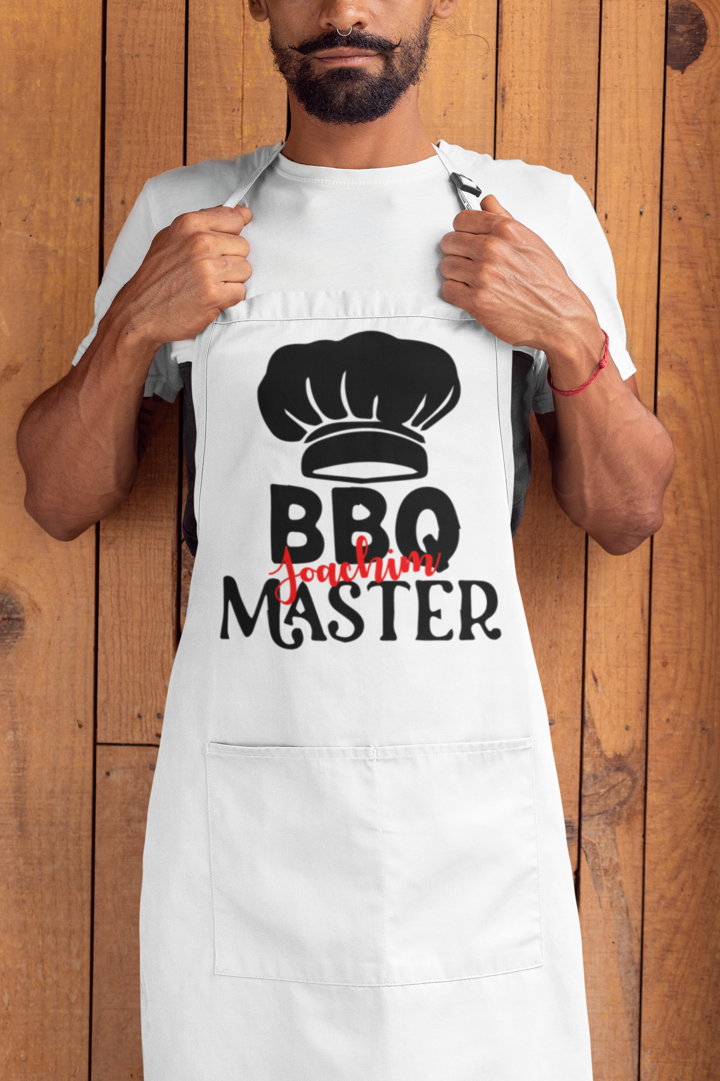 Männer Geschenk Lustige Sprüche Partyschürze Grillschürze Kochschürze BBQ Blau Geburtstag Barbecue Vater beschenken Geschenkidee Grillmeister schürze bedrucken lassen schwarz weiss bbq master