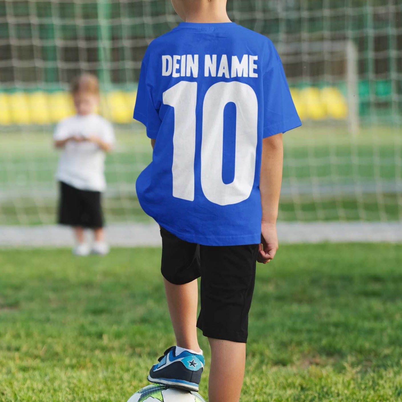 fussball t shirt kinder bedrucken fussball t shirt selbst gestalten fussball t shirt mit namen fussball team aufwärmshirts name und nummer blau trikot mit name trikot bedrucken online