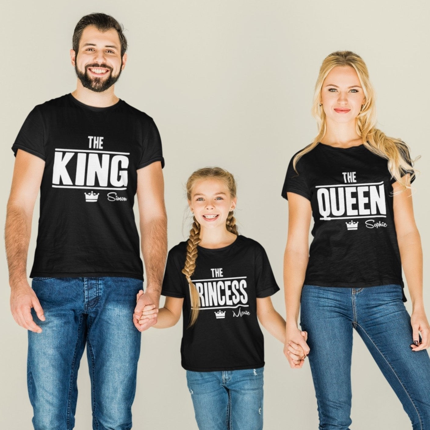 Familien shirts mit name als Set family shirts selbst gestalten