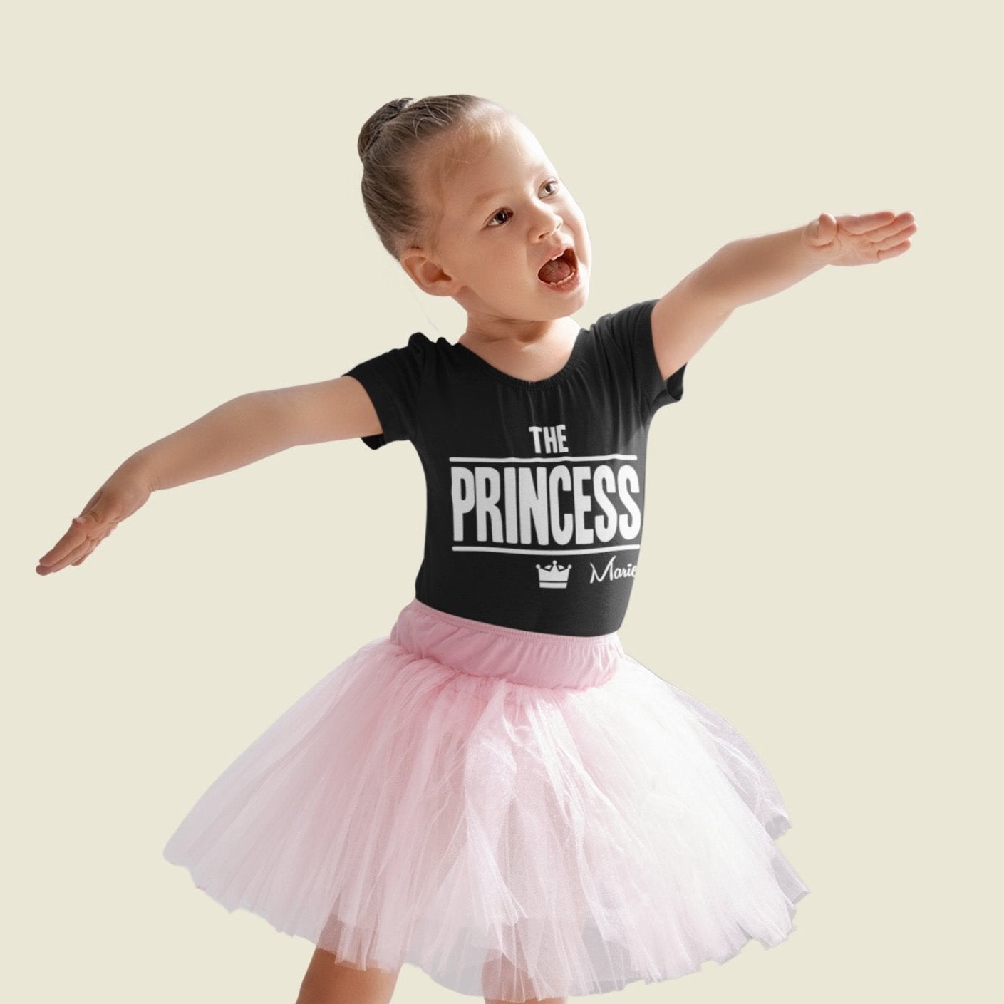 princess shirt mit name bedrucken lassen schwarz